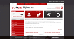 Desktop Screenshot of evolis-hightrust.com